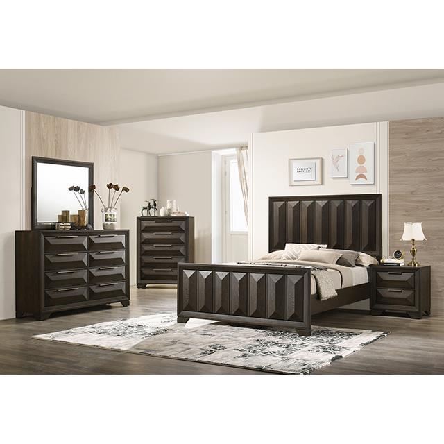  Furniture of America Hexham FM7232BR-Q-BED Queen Bed IMAGE 2