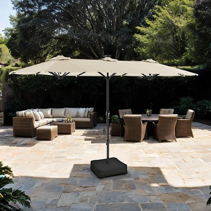  Furniture of America Musa GM-3007CS Rectangular Market Umbrella IMAGE 1