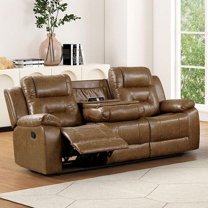  Furniture of America Ezekius FM6011BR-SF-M Sofa IMAGE 1