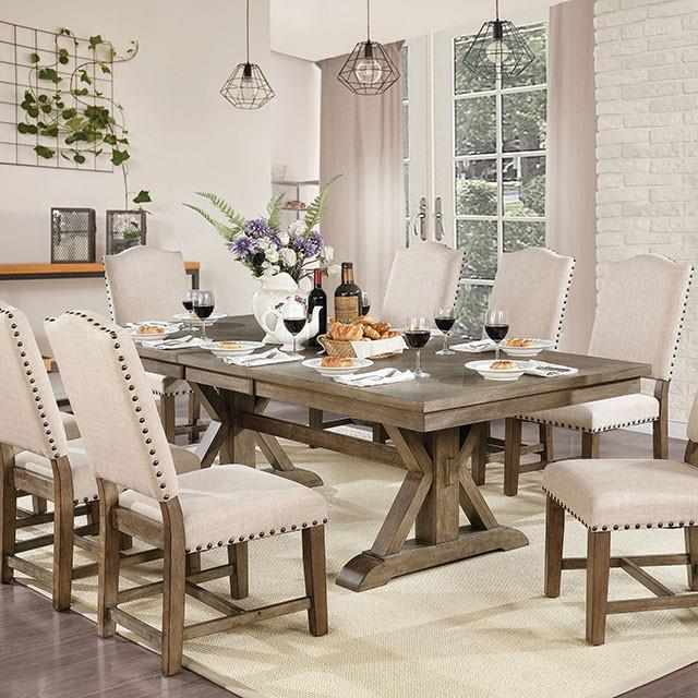  Furniture of America Julia CM3014T-7PC 7 Pc Dining Table Set IMAGE 5