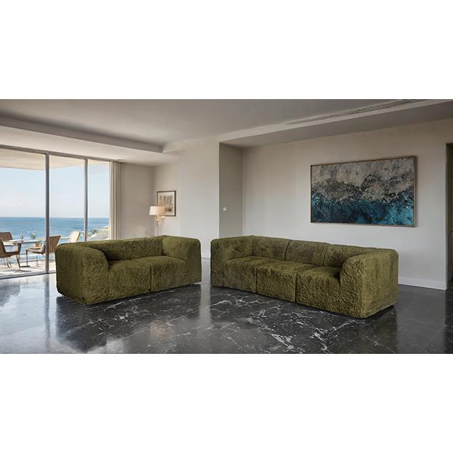  Furniture of America Nappi FM62102GR-LV-PK Loveseat IMAGE 2