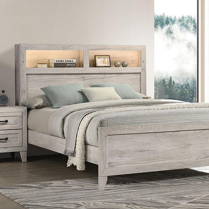  Furniture of America Mysen FM7202WH-Q-BED Queen Bed IMAGE 1