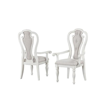  Furniture of America Orford TM3050WH-T-7PC 7 Pc Dining Set IMAGE 3