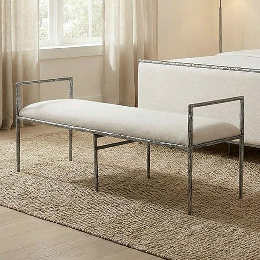  Furniture of America Valda FM-AC8031GY-BN-3A Bench IMAGE 1