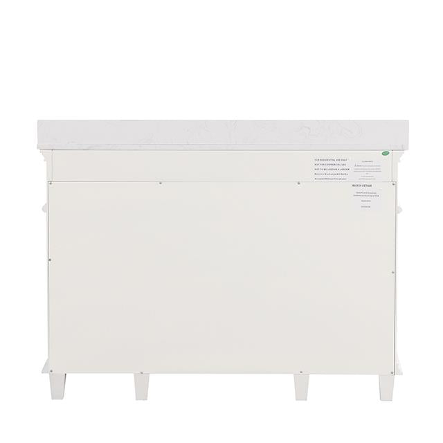  Furniture of America Zadar TM-CT009WH-48+09WH Vanity Set IMAGE 4