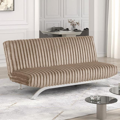  Furniture of America Villeneuve FM2906TP Futon Sofa Bed IMAGE 1