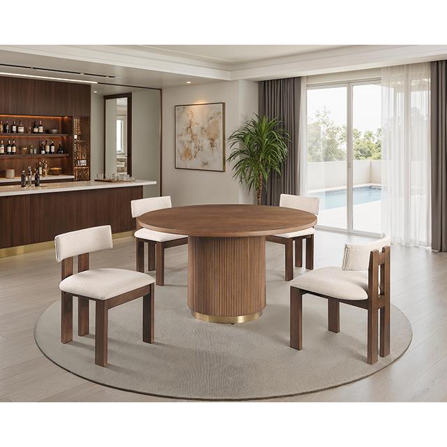  Furniture of America Frascone FM-GM700BR-T-5PC01BR 5 Pc Dining Table Set IMAGE 2