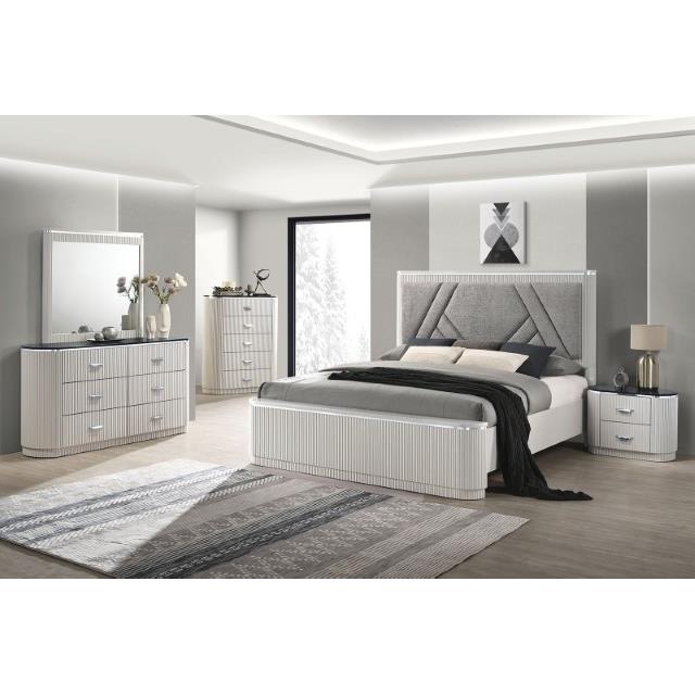  Furniture of America Aldgate FM7244GY-EK-BED King Bed IMAGE 2