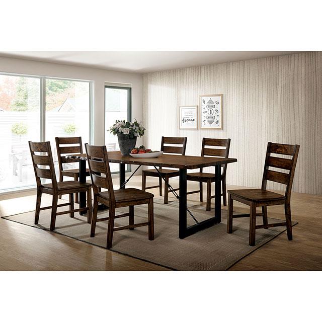  Furniture of America Dulce CM3604T-6PC 6 Pc Dining Table Set with Bench IMAGE 2