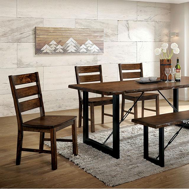  Furniture of America Dulce CM3604T-6PC 6 Pc Dining Table Set with Bench IMAGE 5