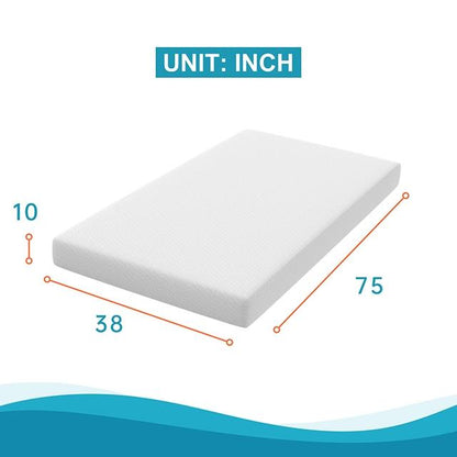  Furniture of America Artemisia DM530-TXL 10" Twin Xl Memory Foam Mattress IMAGE 3