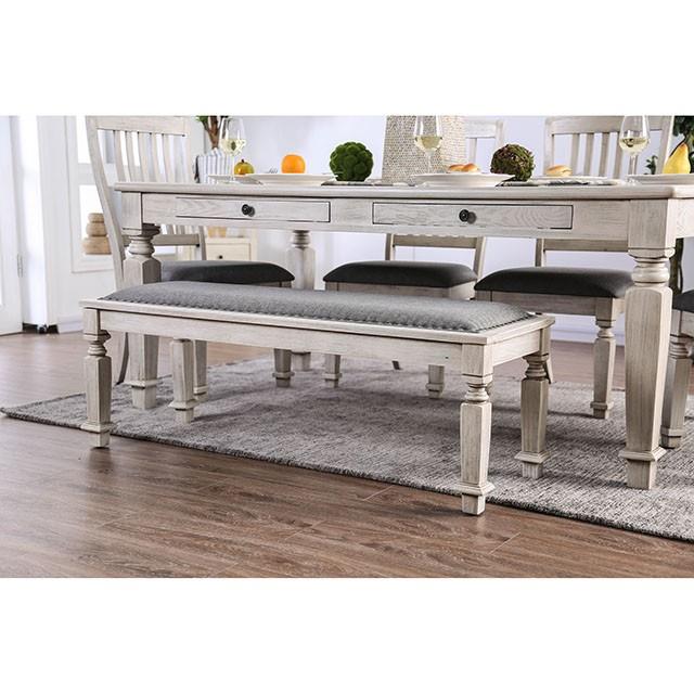  Furniture of America Georgia CM3089T-7PC 7 Pc Dining Table Set IMAGE 3