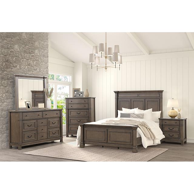  Furniture of America Huddersfield FM7702DB-EK-BED King Bed IMAGE 2