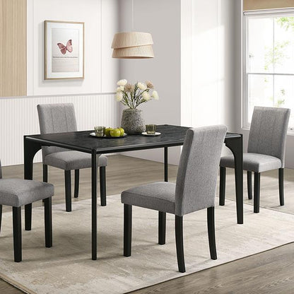  Furniture of America Amelio FM32009BK-T-5PC 5 Pc Dining Table Set IMAGE 1