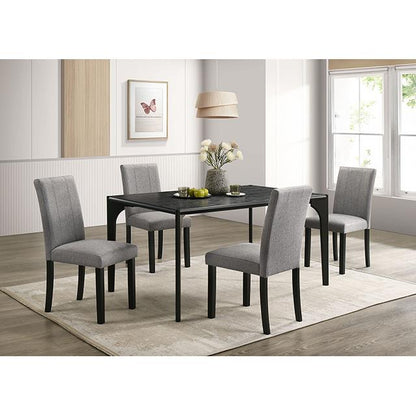  Furniture of America Amelio FM32009BK-T-5PC 5 Pc Dining Table Set IMAGE 2