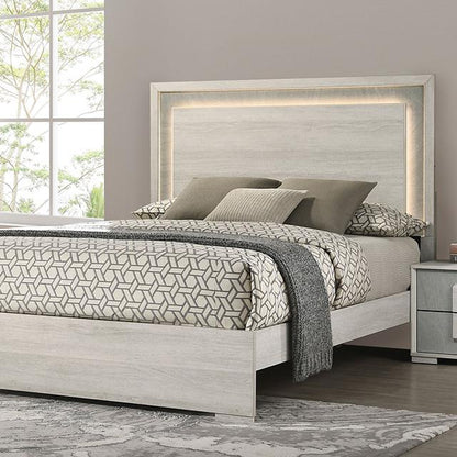  Furniture of America Lincolt FM7201WH-EK-BED King Bed IMAGE 1