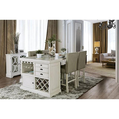  Furniture of America Sutton CM3390PT-5PC 5 Pc Dining Table Set IMAGE 1
