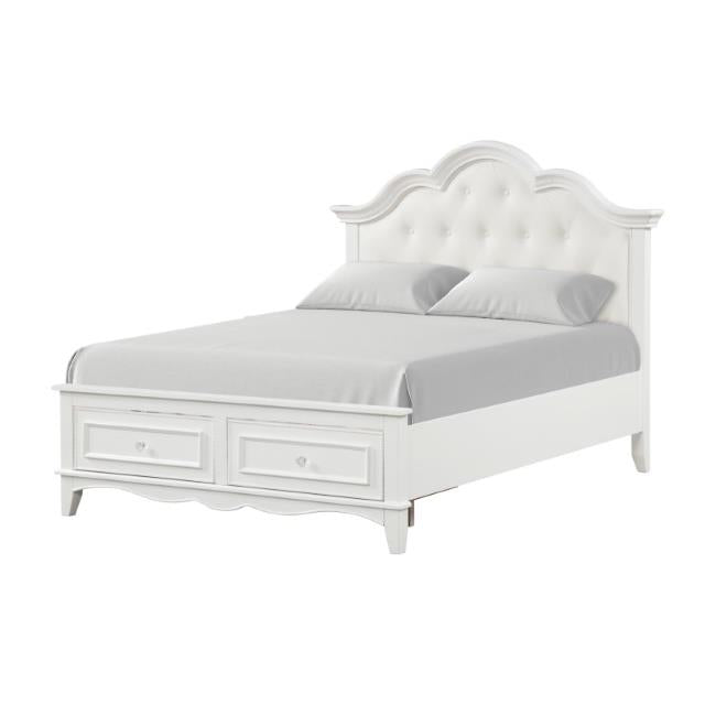  Furniture of America Naucalpan FM7456WH-T-BED Twin Storage Bed IMAGE 4