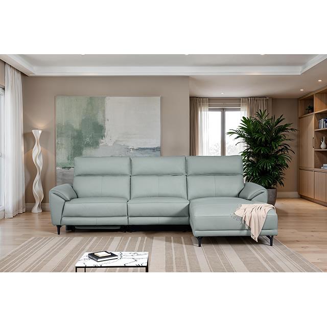  Furniture of America Theola CM9937PB-SECT-PM-R Power Sectional, IMAGE 2
