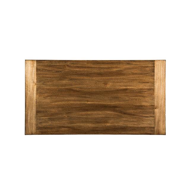  Furniture of America Losone FM3422BR-T-6PC-BN 6 Pc Dining Table Set with Bench IMAGE 4