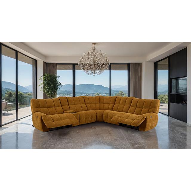  Furniture of America Southwold CM9936YL-SECT-PM Power Sectional IMAGE 2