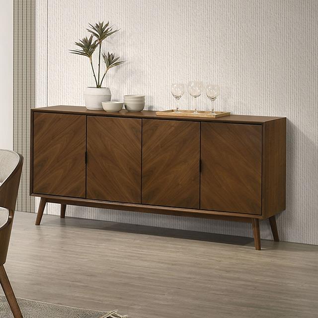  Furniture of America Hillerod FM32004WN-SV Sideboard IMAGE 1