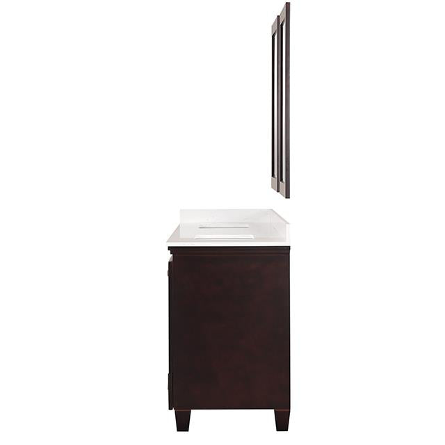  Furniture of America Oliva TM-CT006WH-80+11ES+M Vanity Set with Mirror IMAGE 3
