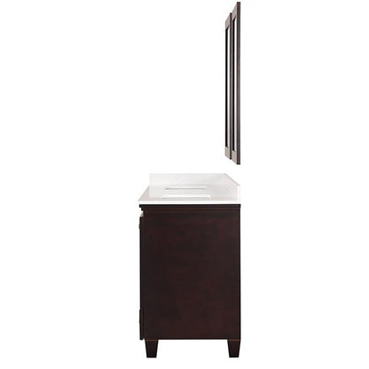  Furniture of America Oliva TM-CT006WH-80+11ES+M Vanity Set with Mirror IMAGE 3