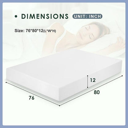  Furniture of America Artemisia DM540-CK 12" Memory Foam Mattress IMAGE 6