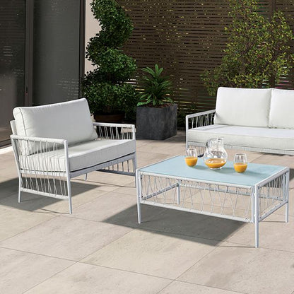  Furniture of America Shomari LA-A025WH-4PK 5 Pc Wicker Sofa Set IMAGE 1