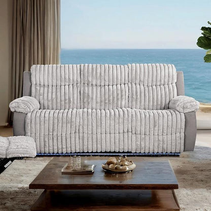  Furniture of America Dionysus FM64004GY-SF-M Manual Reclining Sofa IMAGE 1