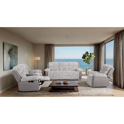  Furniture of America Dionysus FM64004GY-SF-M Manual Reclining Sofa IMAGE 2