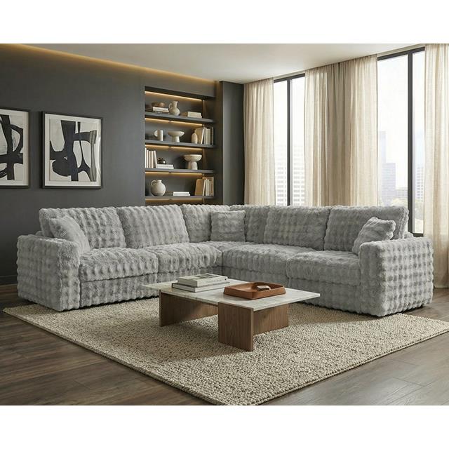  Furniture of America Mckenna FM67011SV-SECT Modular Sectional IMAGE 2