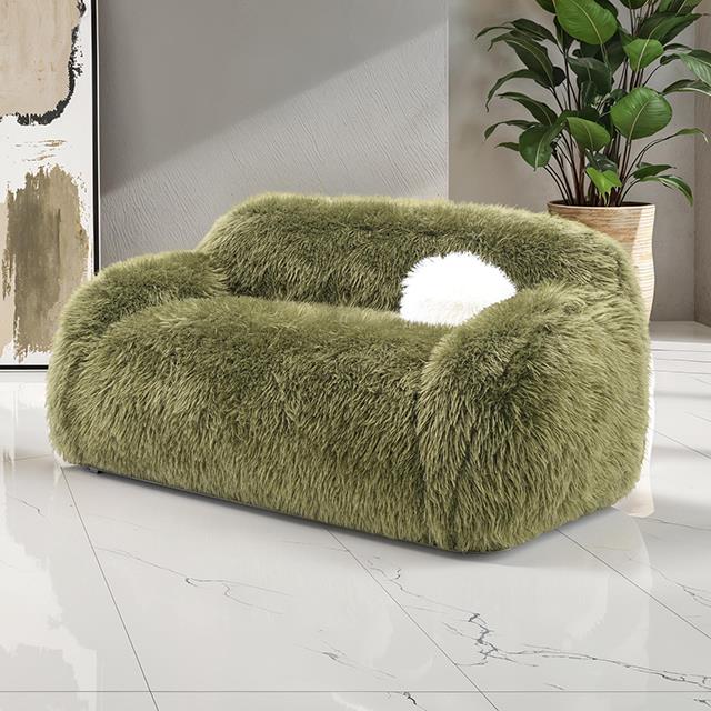  Furniture of America Darwen FM64006GR-LV Loveseat IMAGE 1