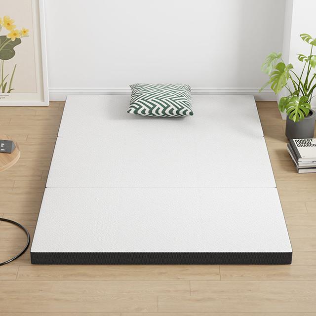 Furniture of America Hollyhock DM1004-F 4" Full Tri-Fold Memory Foam Topper IMAGE 2
