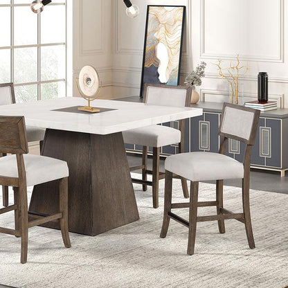  Furniture of America Grasten FM3332DB-PT-TABLE Counter Height Table IMAGE 6