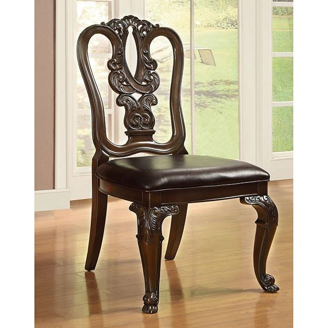  Furniture of America Bellagio CM3319T-9PC-LEATHER 9 Pc Dining Table Set IMAGE 4