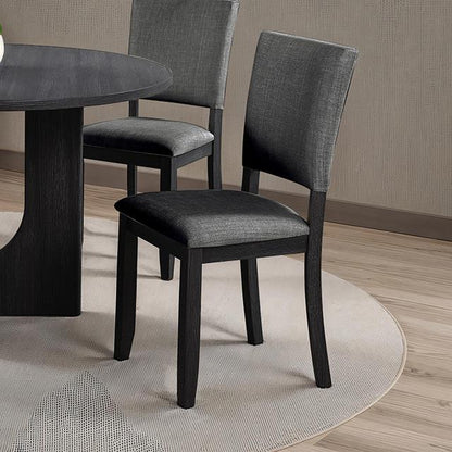  Furniture of America Oberto SL3406DG-SC-4PK Upholstered Side Chair IMAGE 1