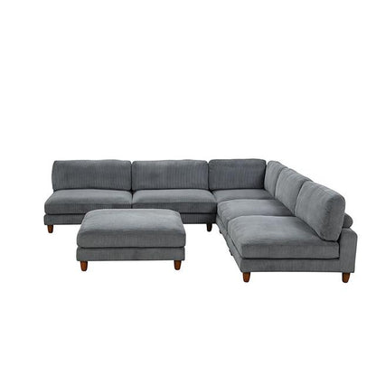  Furniture of America Dagenham FM6800GY-C Sectional IMAGE 2