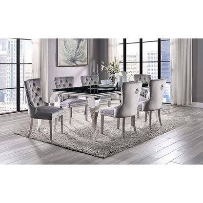  Furniture of America Neuveville CM3903BK-T-7PC-261NV 7 Pc Dining Table Set IMAGE 1