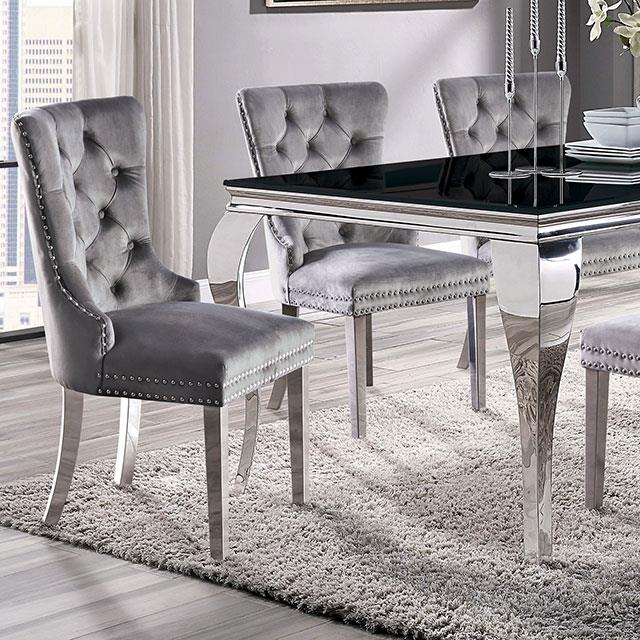  Furniture of America Neuveville CM3903BK-T-7PC-261NV 7 Pc Dining Table Set IMAGE 4