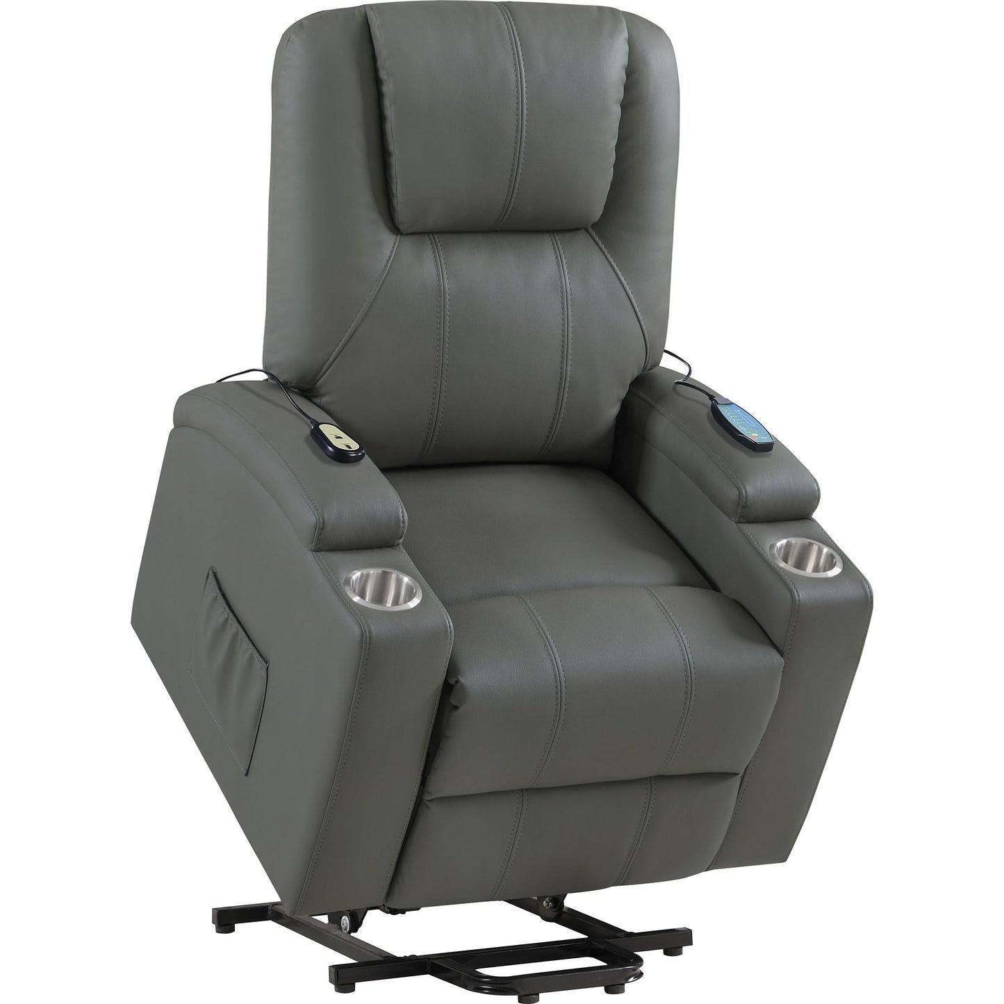  Coaster Furniture Armstrong Leather Look Lift Chair 609478P IMAGE 5