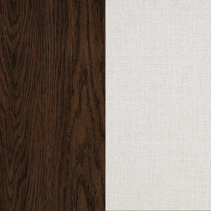  Coaster Furniture Baney 104507DOK Fabric Upholstered Dining Side Chair - Cream/Dark Oak IMAGE 12