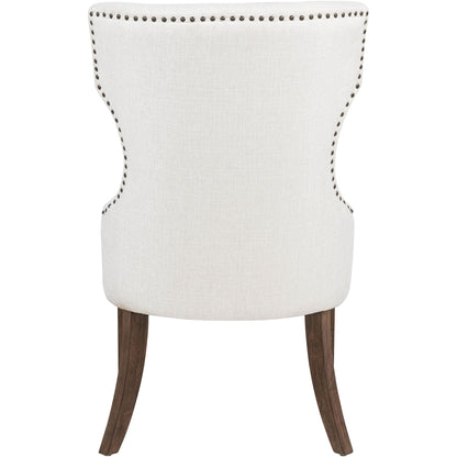  Coaster Furniture Baney 104507DOK Fabric Upholstered Dining Side Chair - Cream/Dark Oak IMAGE 7