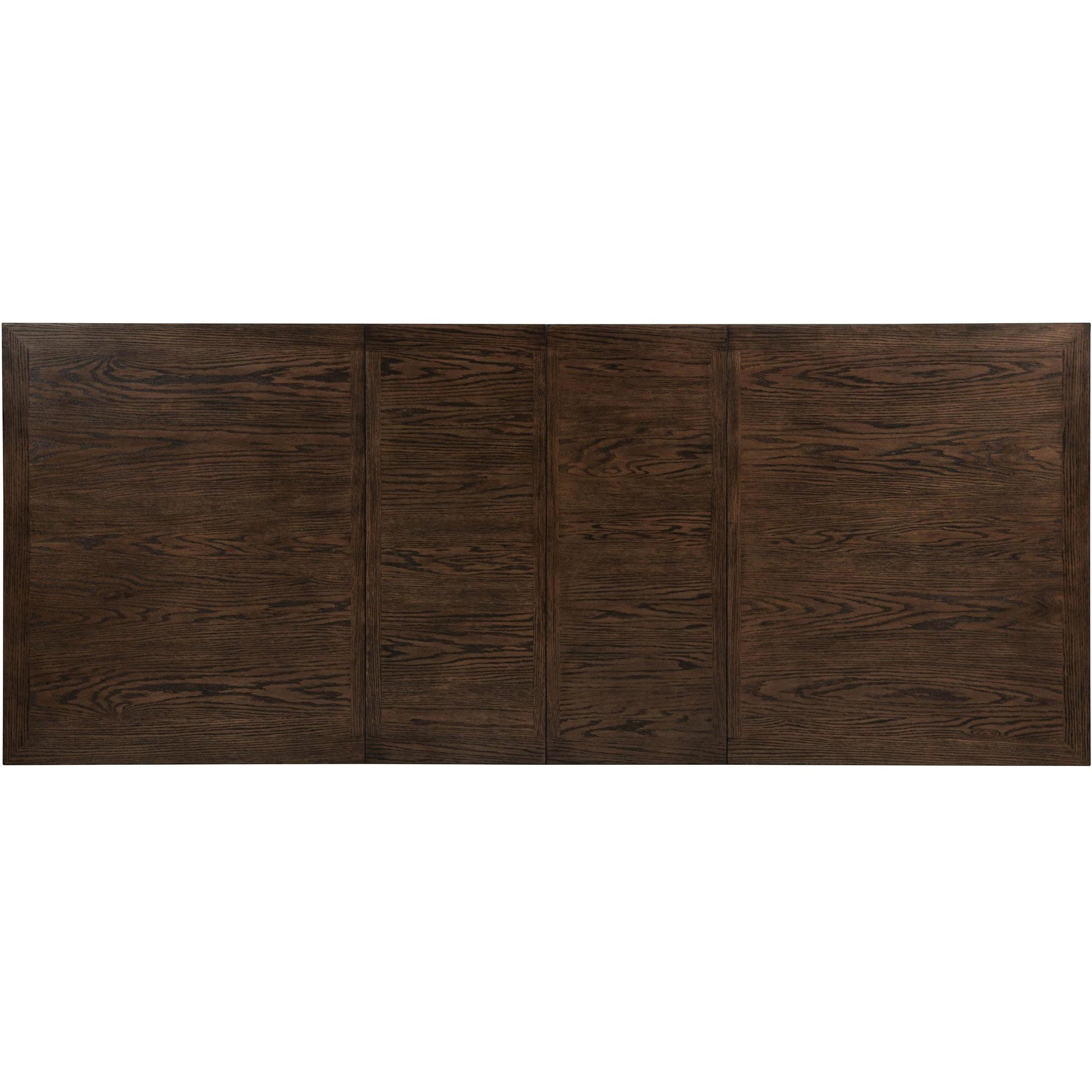  Coaster Furniture Ridgewell 104601 Rectangular Trestle Dining Table - Dark Oak IMAGE 10