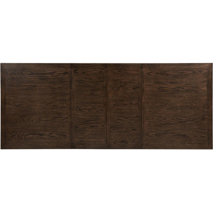  Coaster Furniture Ridgewell 104601 Rectangular Trestle Dining Table - Dark Oak IMAGE 10