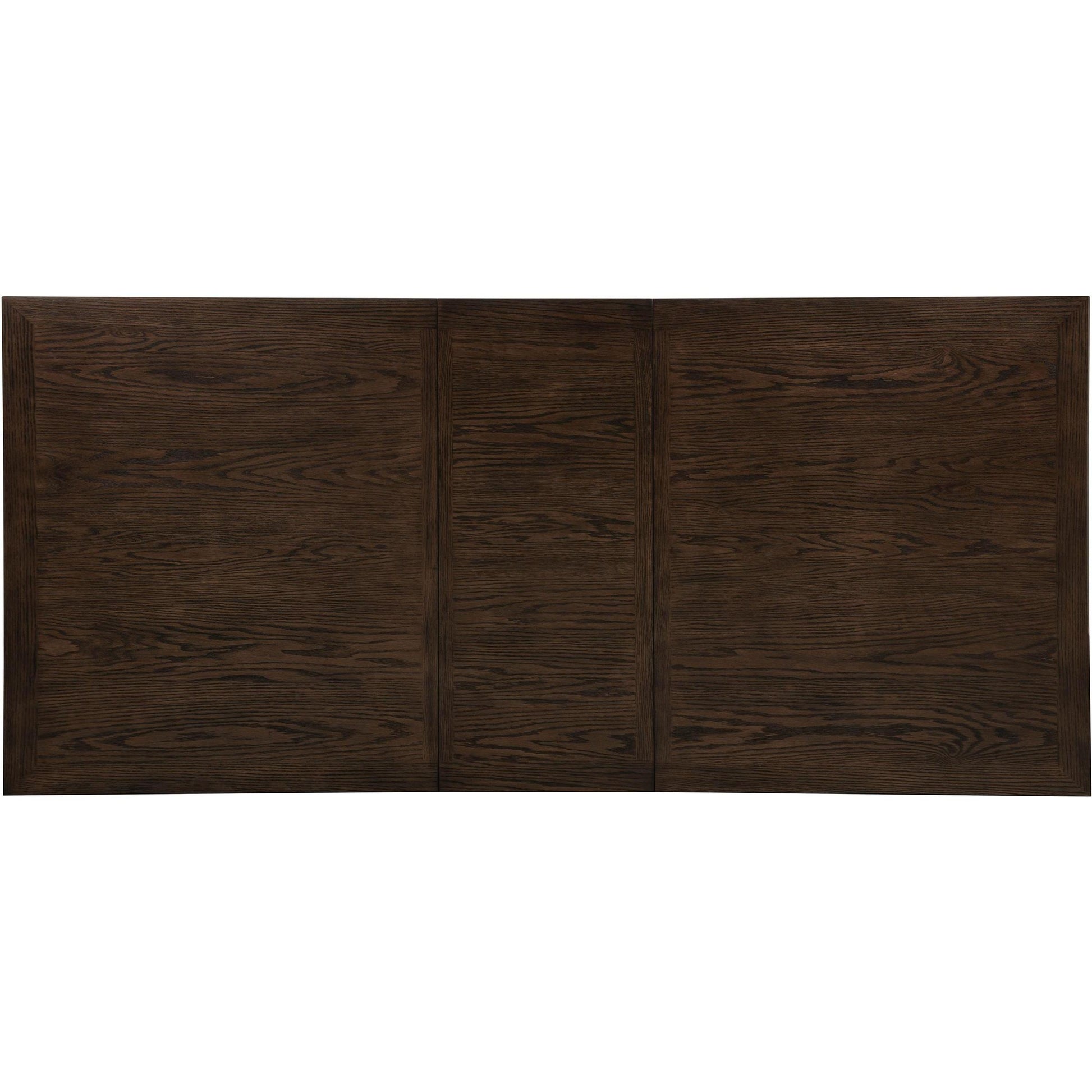  Coaster Furniture Ridgewell 104601 Rectangular Trestle Dining Table - Dark Oak IMAGE 11