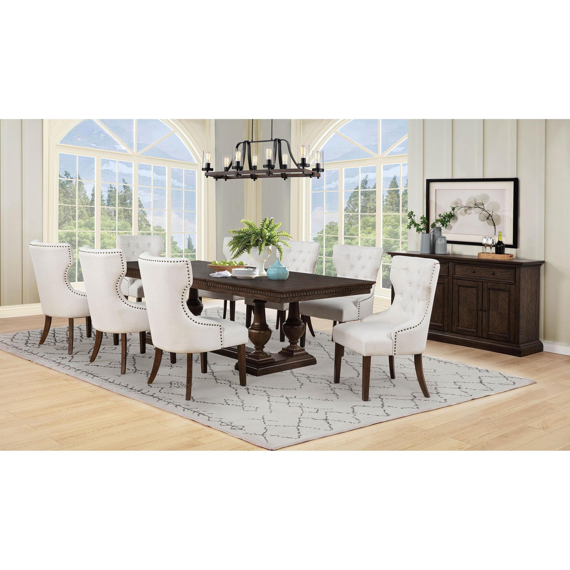  Coaster Furniture Ridgewell 104605 2-drawer 4-door Dining Server - Dark Oak IMAGE 14