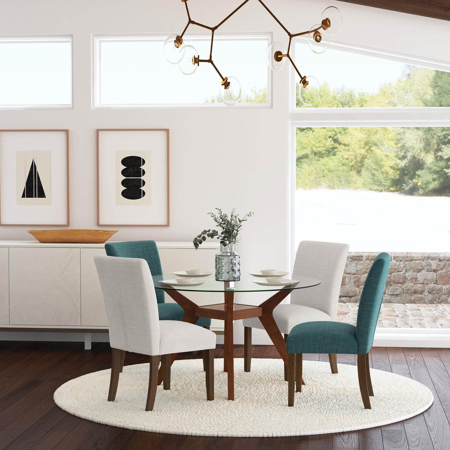  Coaster Furniture Paxton 106412 Set of 2 Upholstered Dining Side Chair - Beige IMAGE 10