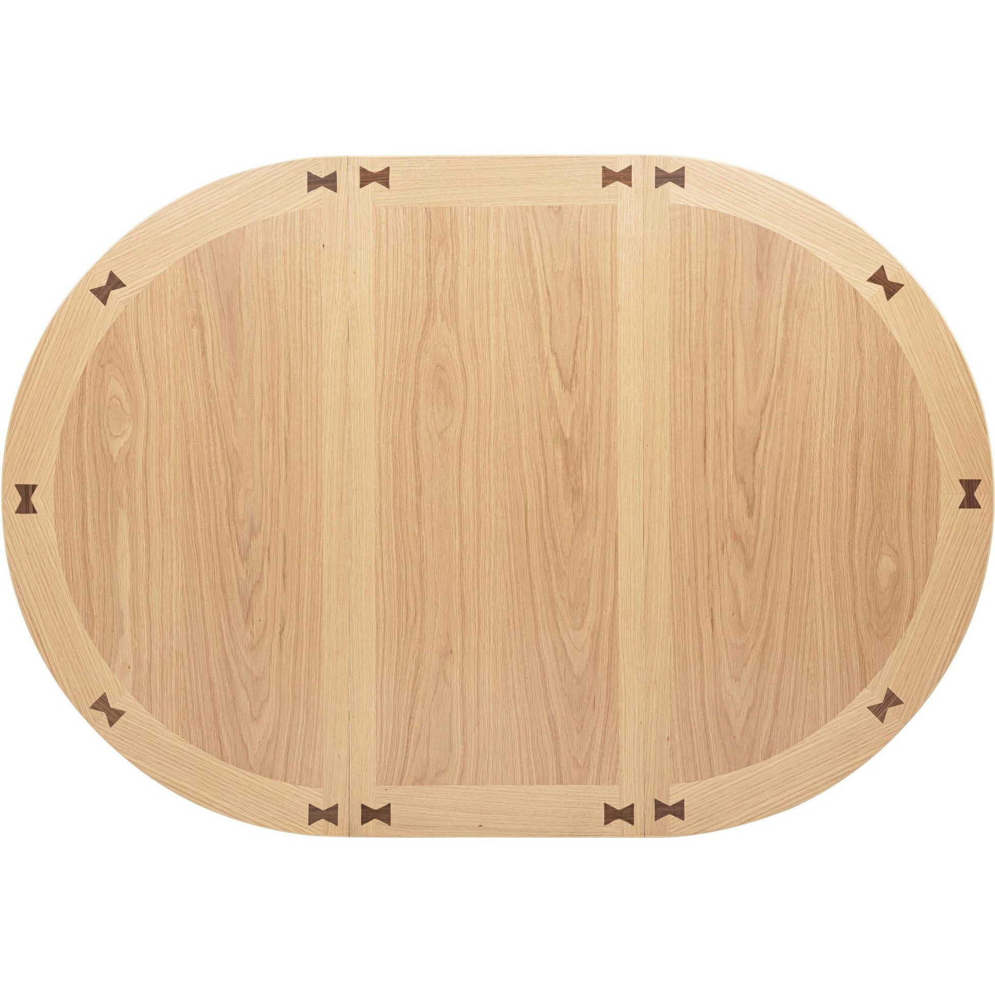 Coaster Furniture Lavon 106620 Oval 60-inch Wood Extension Leaf Dining Table - Light Oak IMAGE 11